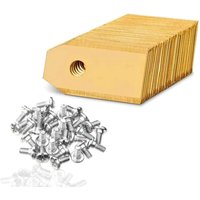 Titanklingen für alle Husqvarna Automower/Gardena Mähroboter - Ersatzklingen mit Schrauben - Kompatibel mit 105 310 315 320 420 430 x r40i etc., 45 von UGREAT