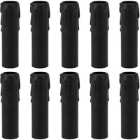 10-teilige Kerzenhalter-Abdeckung, 4 Zoll hohe Kerzenabdeckung aus Eisen, Tropfset, Kerzenset aus Metall, Kerzenhalter-Basis passend für von UGREAT