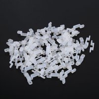 Ugreat - 100 Stück Lichtleistenclips, LED-Lichtleisten-Befestigungsschnalle mit Silikonclip, Lichtleisten-Montagehalterungsclip mit Schrauben, von UGREAT