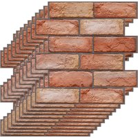 Ugreat - 3D-Wandpaneele, wasserdicht, pvc, selbstklebend, Wandaufkleber für Innenwanddekoration, Schlafzimmer, Küche, Wohnzimmer, Büro, 30 x 30 cm, von UGREAT
