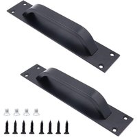 Ugreat - 2er-Pack Schiebetürgriffe aus Aluminiumlegierung für Brandschutztüren, Schranktürgriffe, Schranktürgriffe, zum Aufdrücken, 20 cm x 4 cm, Ugreat - 2er-Pack Schiebetürgriffe aus Aluminiumlegierung für Brandschutztüren, Schranktürgriffe, Schranktürgriffe, zum Aufdrücken, 20 cm x 4 cm, von UGREAT