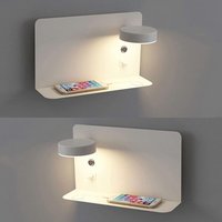 2er-Pack verstellbare LED-Wandleuchte, 12 w, mit USB-Aufladung, Wandleuchten, 3 Farbtemperaturen, 330° drehbare Beleuchtung, moderne Wandleuchte mit 2er-Pack verstellbare LED-Wandleuchte, 12 w, mit USB-Aufladung, Wandleuchten, 3 Farbtemperaturen, 330° drehbare Beleuchtung, moderne Wandleuchte mit von UGREAT