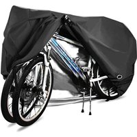 Ugreat - Fahrradabdeckung, 210D hochwertige wasserdichte Fahrradabdeckung aus Polyester Oxford (200 x 70 x 110 cm, schwarz) von UGREAT