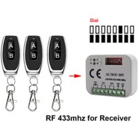 Garagentor-Fernbedienungsempfänger 433 868 MHz rx Multi 300–900 MHz ac/dc 9–30 v Fernbedienungsempfänger von UGREAT