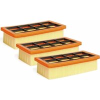 Ugreat - Set mit 3 Flachfaltenfilterzubehör für Kärcher AD3.200 Staubsauger von UGREAT