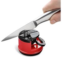 Ugreat - Steinmesserschärfer, Küchenmesserschärfer, Sicherheitsschere, Klingenschleifer, Diamant-Wolfram-Messerschärfer, Werkzeug mit Saugnapf, Rot Ugreat - Steinmesserschärfer, Küchenmesserschärfer, Sicherheitsschere, Klingenschleifer, Diamant-Wolfram-Messerschärfer, Werkzeug mit Saugnapf, Rot von UGREAT