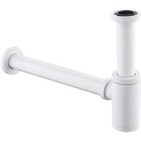 Ugreat - Waschbecken-Siphon Universeller Design-Siphon für Waschbecken und Spüle – Weiß – Mit Reinigungsöffnung – Design-Siphon – Rohrsiphon von UGREAT