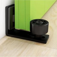 Verstellbare Bodenführung, Wand-/Türführung für Schiebetüren aus Holz, Schwarz Verstellbare Bodenführung, Wand-/Türführung für Schiebetüren aus Holz, Schwarz von UGREAT