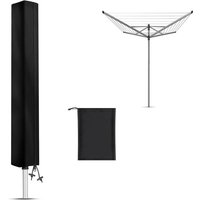 Wasserdichte rotierende Wäschetrockner-Abdeckung für den Außenbereich, rotierende Wäscheleinen-Trockner-Schutzhülle mit Reißverschluss, 120D von UGREAT