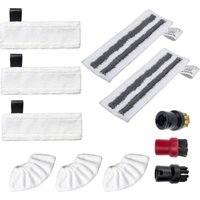 Zubehörset für Kärcher Easyfix SC2, SC3, SC4 und SC5 – Dampfreiniger-Zubehör – 11-teilig – Ersatz-Mikrofasertücher Zubehörset für Kärcher Easyfix SC2, SC3, SC4 und SC5 – Dampfreiniger-Zubehör – 11-teilig – Ersatz-Mikrofasertücher von UGREAT
