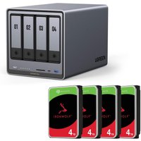 0 Ugreen NASync DXP4800 Plus + SEAGATE Festplatte 16 TB (4 x 4 TB) von UGREEN