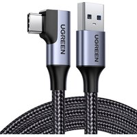 Ugreen US385 USB-A / USB-C 90º 5Gb/s 3A Abgewinkeltes Kabel 1m - Schwarz Ugreen US385 USB-A / USB-C 90º 5Gb/s 3A Abgewinkeltes Kabel 1m - Schwarz von UGREEN