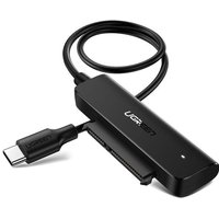 Adapter Konverter Externe Festplatte usb Festplattenadapter hdd ssd 2,5'' sata iii 3.0 - usb Typ c 3.2 Gen 1 (SuperSpeed usb 5 Gbps) schwarz - Ugreen von UGREEN