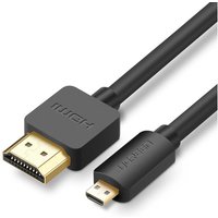 Audio-Video-Kabel microHDMI - HDMI 2.0 1 m schwarz von UGREEN