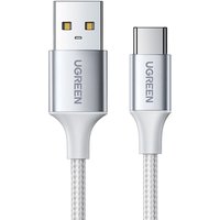 Geflochtenes Kabel USB-A - USB-C QC 3.0 3A 0,5 m - weiß Geflochtenes Kabel USB-A - USB-C QC 3.0 3A 0,5 m - weiß von UGREEN