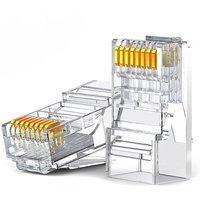 RJ45 8P8C Cat 6 transparente Endstecker SET 100Stk RJ45 8P8C Cat 6 transparente Endstecker SET 100Stk von UGREEN