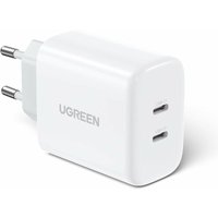 Reiseladegerät 2x usb Typ c 40W Power Delivery Schnell-Ladegerät Netzteil Adapter weiß - Ugreen von UGREEN