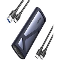 Taschengehäuse für M.2 SSD-Laufwerk USB 3.2 Gen 2 SuperSpeed USB 10 Gbit/s grau Taschengehäuse für M.2 SSD-Laufwerk USB 3.2 Gen 2 SuperSpeed USB 10 Gbit/s grau von UGREEN