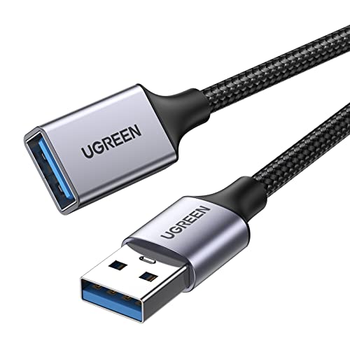 UGREEN USB 3.0 Verlängerungskabel 5Gbps USB 3.0 A Datenkabel Nylon und Aluminium Etui geflochten. (1M) von UGREEN