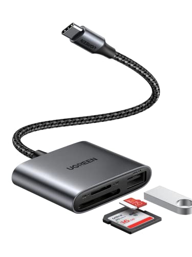 UGREEN USB C 104 MB/S Kartenleser Type C Card Reader USB C auf USB 2.0 SD/Micro SD (TF) Kartenlesegerät kompatibel mit iPhone 15 Pro/Pro Max, Galaxy S23+/S23 Ultra, iPad Pro/Air,MacBook Pro/Air usw. von UGREEN