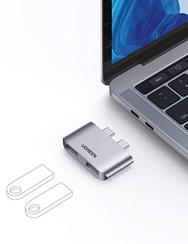 UGREEN USB C Hub 3.1 Gen2 USB C auf USB 3.1 Adapter Mini Kompatibel mit MacBook Pro, MacBook Air UGREEN USB C Hub 3.1 Gen2 USB C auf USB 3.1 Adapter Mini Kompatibel mit MacBook Pro, MacBook Air von UGREEN