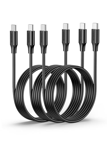 UGREEN USB C Kabel 60W 1M 3 Stück Ladekbabel USB C auf USB C 3 Pack PD 3,0 PPS kompatibel mit iPhone 16 Pro Max iPhone 15 Galaxy S24 S23 Pixel 9 iPad Pro 12,9 iPad Mini 6/Air 5 Steam Deck usw. von UGREEN