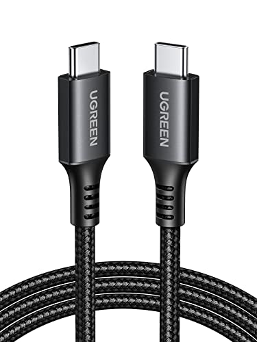 UGREEN USB C Kabel PD 3.0 60W USB C auf USB C Ladekabel PPS Schnellladekabel USB C kompatibel mit iPhone 15 Galaxy S24 S23 S22 A54 A34 A14 iPad Pro 12.9 iPad Air 5/Mini 6, Pixel 8 Pro usw. (0.5M) von UGREEN