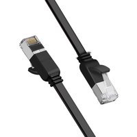 Ugreen - 1 Meter Flachkabel Internet Netzwerkkabel Ethernet Patchkabel RJ45 Cat 6 utp 1000Mbps Schwarz Ugreen - 1 Meter Flachkabel Internet Netzwerkkabel Ethernet Patchkabel RJ45 Cat 6 utp 1000Mbps Schwarz von UGREEN