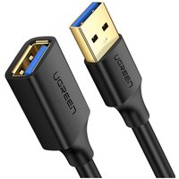 Ugreen - 3m Kabel Verlängerungsadapter usb 3.0 (weiblich) - usb 3.0 (männlich) Kabel für Computer, Smartphones USB-Adapter schwarz von UGREEN