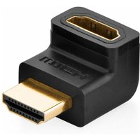 Ugreen - Adapter Winkelstecker hdmi oben Adapter Videokabel-Adapter Abgewinkelter HDMI-Stecker schwarz von UGREEN