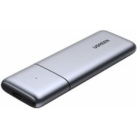Ugreen - Gehäuse M.2 NVMe / M.2 sata ssd ssd usb 3.2 Gen 2 (10Gbps) grau + Kabel usb - usb Typ c 0,5m + usb Typ c - usb Typ c 0,5m Kabel von UGREEN