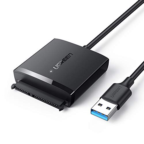 Ugreen SATA auf USB 3.0 Adapterkabel mit UASP SATA III auf USB Konverter für 6,3 cm 8,9 cm Festplatten Festplatten HDD und Solid State Drives SSD von UGREEN