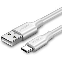 Ugreen US287 60119 USB-A / USB-C 3A Kabel 0.25m - Weiß von UGREEN