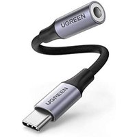Ugreen usb c auf aux 35 mm adapterkabel weiblich 10 cm - space grau Ugreen usb c auf aux 35 mm adapterkabel weiblich 10 cm - space grau von UGREEN