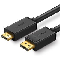 Unidirektionales DisplayPort-zu-HDMI-Kabel 4K 30Hz 32 awg Schwarz 2,0m - Ugreen von UGREEN