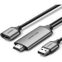 Usb otg mhl Videokabel usb auf hdmi Adapter 1,5m tv Kabel Handy Tablet Grau - Ugreen von UGREEN
