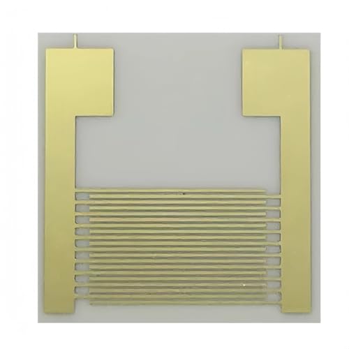 1 Stück 0,38 Aluminiumoxid-Keramik-Interdigitated-Elektrode IDE-Kondensator-Array-Gasfeuchtigkeitssensor - Anpassbare Gabelelektrode(10x10mm 5) von UGUGU
