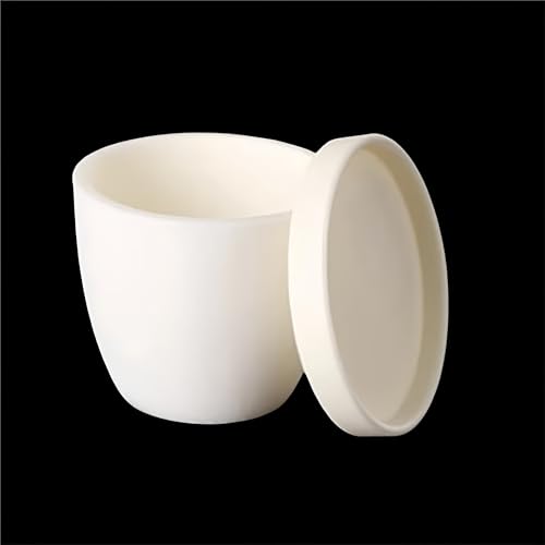 1 Stück Aluminiumoxid-Korund-Tiegel mit Deckel – 3 ml bis 100 ml Fassungsvermögen for den Einsatz im Labor und in der Industrie(15ml) von UGUGU