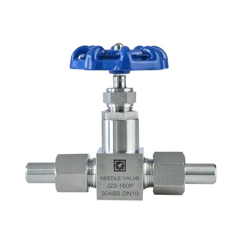 1 Stück Hochdruck-Magnetventil aus Edelstahl for Wasser, Öl und Gas | DN6 DN8 DN10 DN15 DN20 DN25 Nadel-Kugelventil(DN15 OD18mm 304) von UGUGU