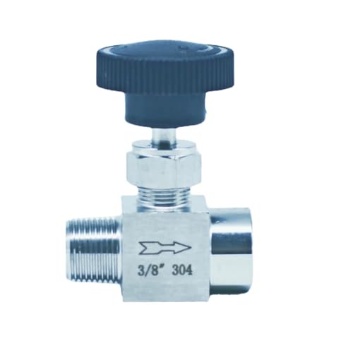 1 Stück Magnetventil aus Edelstahl 304 – BSP NPT-Durchflussregelung männlich auf weiblich for Wasser, Gas, Öl und Propan(3/8 Inch Bsp) von UGUGU