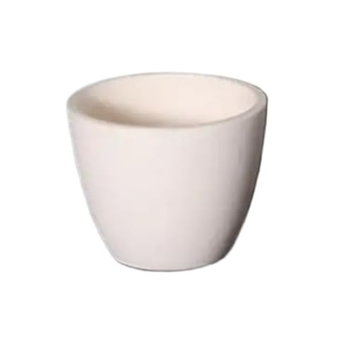 1 Stück bogenförmige Tiegel aus Aluminiumoxid – 5 ml bis 500 ml, leichte Formen in Laborqualität for Hochtemperaturanwendungen(10ml) von UGUGU