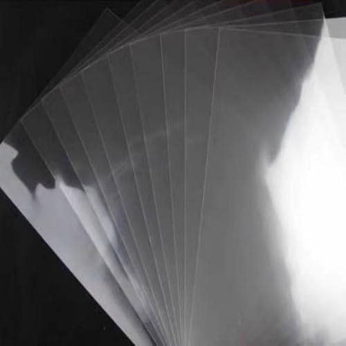 1 Stück ultradünnes optisches PET-Klebeband – 10 cm x 10 cm, 93% Lichtdurchlässigkeit, OCA-Probe for wissenschaftliche Forschung und experimentelle Verwendung(Single sided 0.02mm) von UGUGU