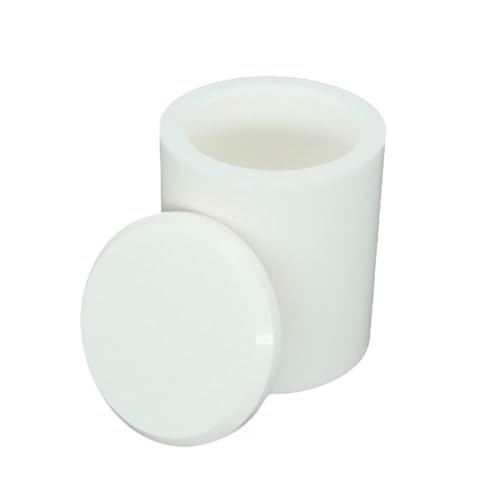 1 Stück zylindrischer Tiegel aus Aluminiumoxid mit Deckel – 0,7–85 ml Laboranalysetiegel for Gießerei- und Formanwendungen(30x25mmx9) von UGUGU