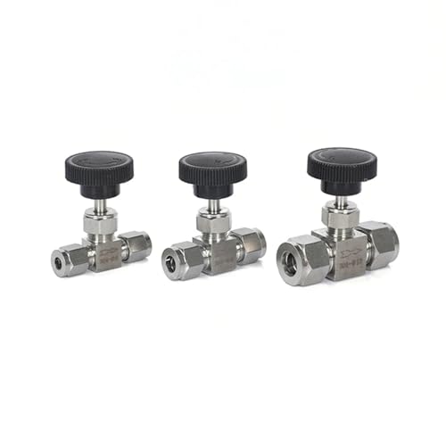 1-teiliges verstellbares Magnetventil-Set aus Edelstahl 304 for Gasflaschen – säurebeständiger Hochdruck, 3–12 mm Rohraußendurchmesser(12.7mmOD) von UGUGU