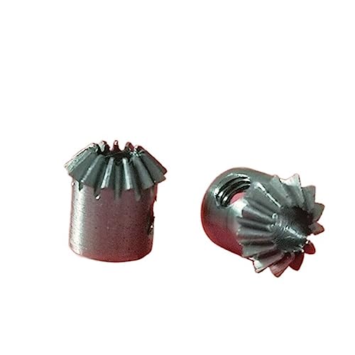 2 Stück 0,5 Modul 13 Zähne Kegelrad - 3 mm Innenloch Stahlzahnrad for 90-Grad-Übertragung(3mm bore Steel Gear) von UGUGU