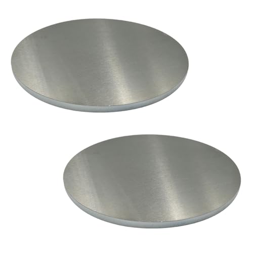2 Stück 6061 Aluminiumscheiben – 2 mm dicke runde Platten (100 mm – 300 mm) for Schweißen, Basteln und for den industriellen Einsatz(200mm) von UGUGU