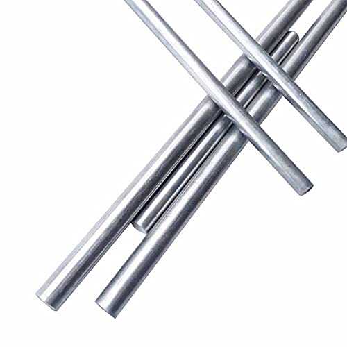 5 Stück 6061 T6 Aluminium-Rundstäbe – 5 Stück in verschiedenen Größen for Heimwerkerprojekte und Heimdekoration(8mm) von UGUGU