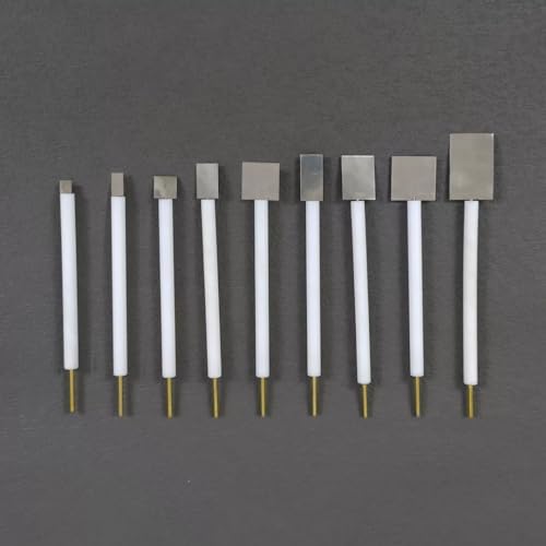 Anpassbare 1 STÜCK Platinblechelektrode PTFE-isolierte elektrochemische Laborzelle – 99,99% reines Platin, 1 Stück(0.1mm*25mm*25mm) von UGUGU