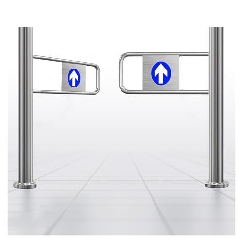 Automatisches Einweg-Fußgängertor – Eingangstür aus Edelstahl for den privaten und gewerblichen Gebrauch(Wxh 200x100cm) von UGUGU