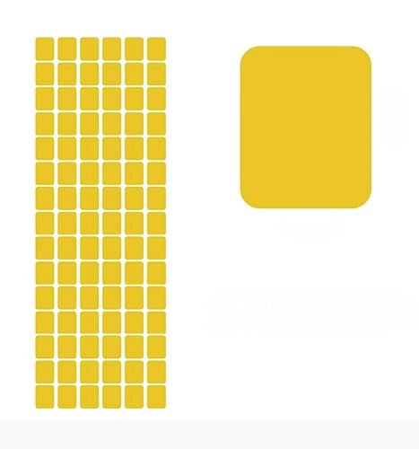 Hochtemperatur-Thermoelement-Klebeaufkleber – Hohe Viskosität, Isolierung, Säure- und Laugenbeständigkeit, anpassbare Größen(20x25mm 480PCS) von UGUGU